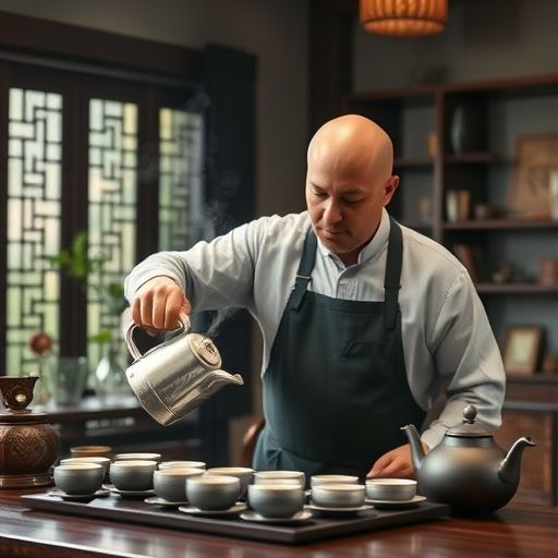 深圳品茶工作室茶艺师泡茶