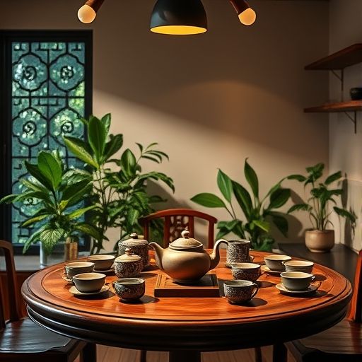 广州海珠喝茶工作室内部场景