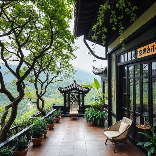 白云山脚下的茶肆