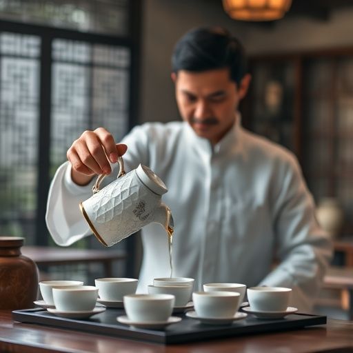 茶艺师泡茶场景
