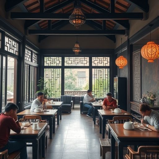 广州茶肆传统装饰