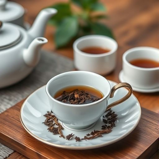 高端茶具与茶叶