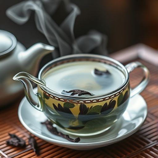 精致的茶具与茶叶
