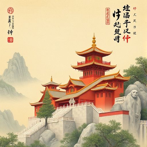 陈列着各种优质茶叶的展示柜