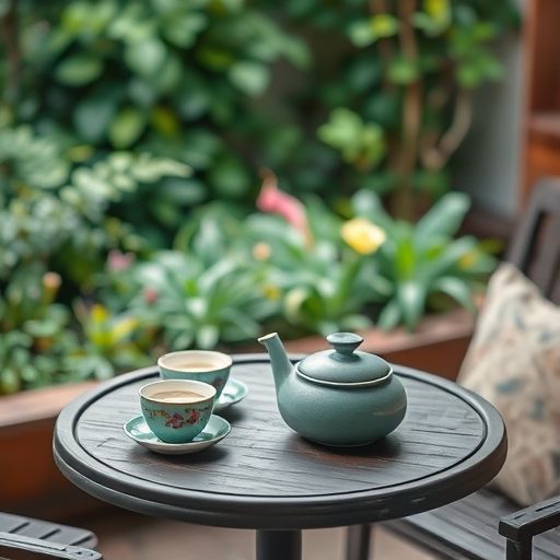 天河户外品茶场景