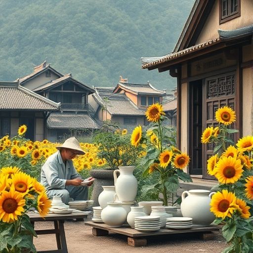 佛山陶瓷与葵花