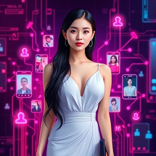 手机屏幕上的信息流，代表在线搜索