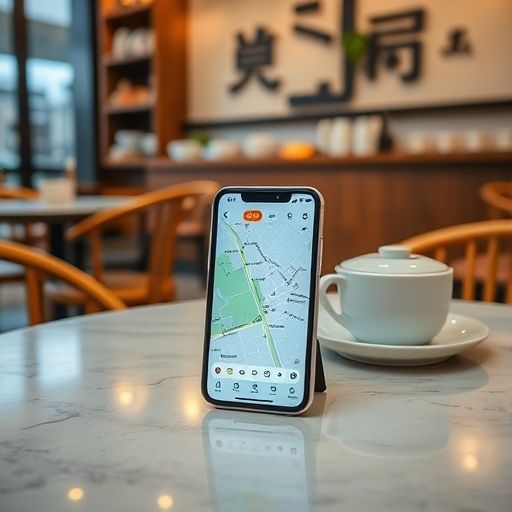 用手机查找白云区茶肆