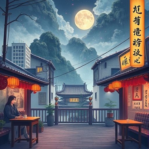 店猫在窗台上的悠闲模样