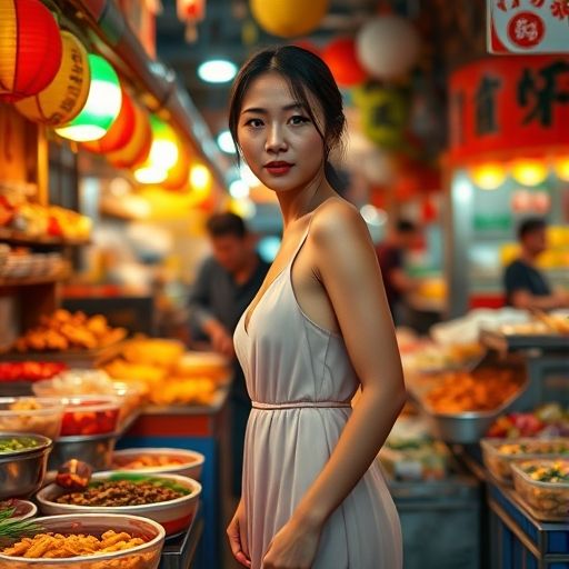 群友一起探店的美食画面