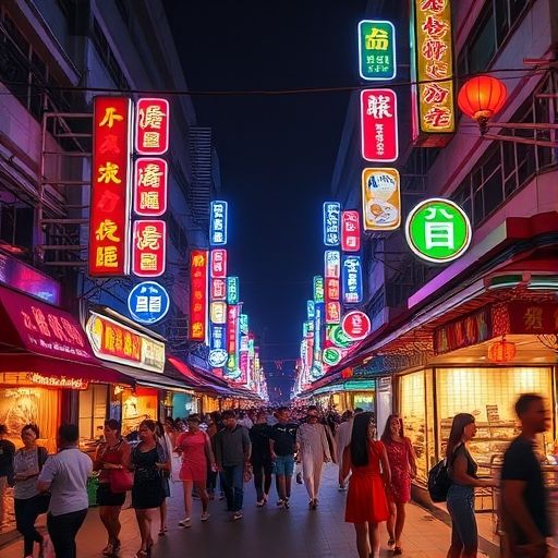 广州白云区夜景