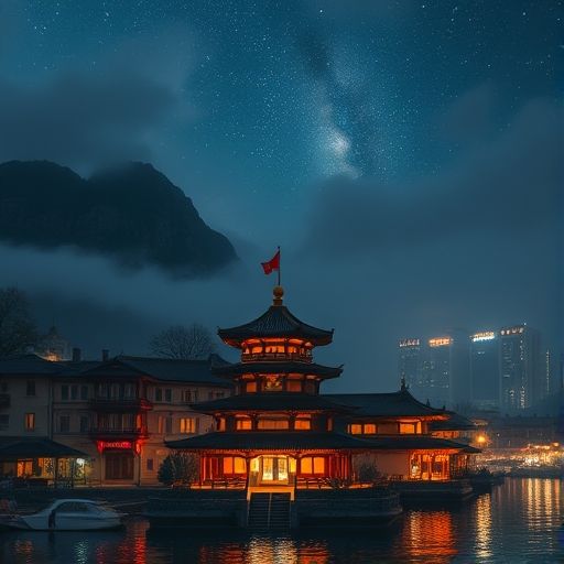 天河公园里悠闲散步的群友