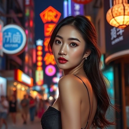 广州海珠夜场繁华夜景