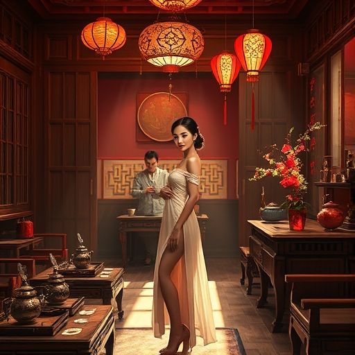 广州上课喝茶场景