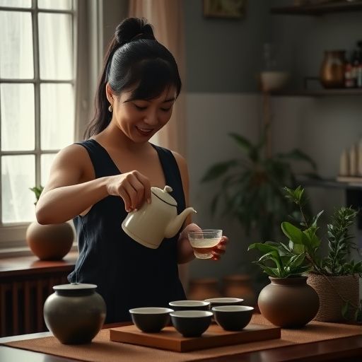 广州嫩茶工作室茶艺师表演