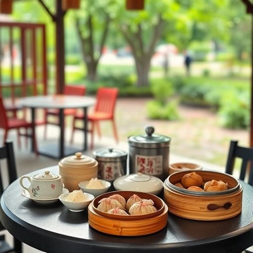 翠园茶肆户外早茶