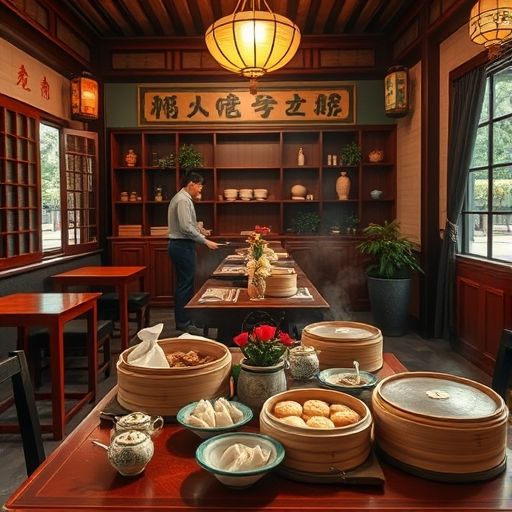 点都德茶楼内部环境