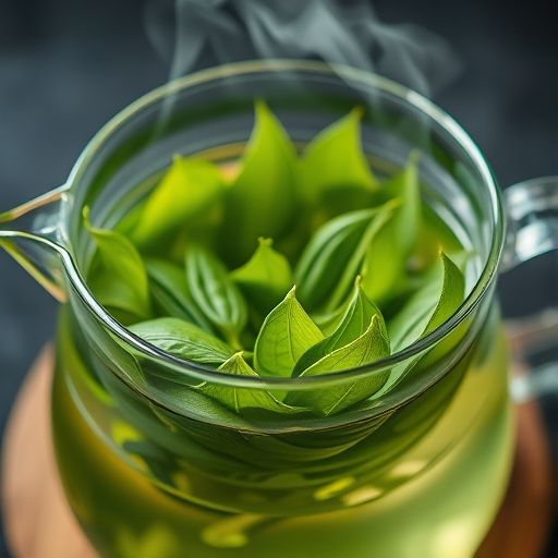 茶叶舒展的美感