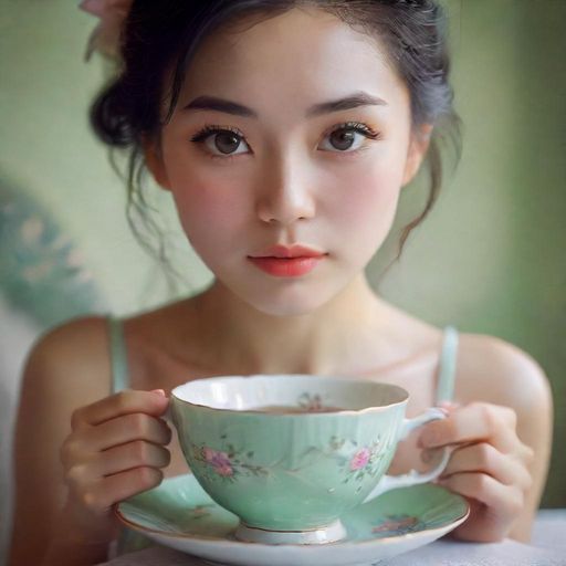 精致茶杯细节