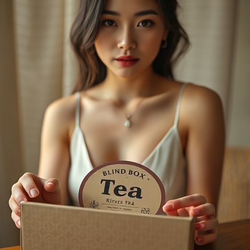 惊喜盲盒茶的开箱瞬间