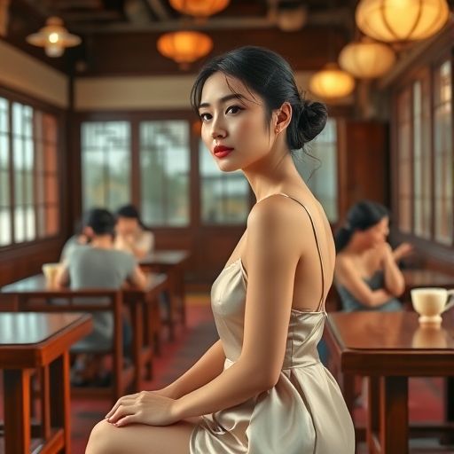 茶肆里茶客们轻松聊天的氛围