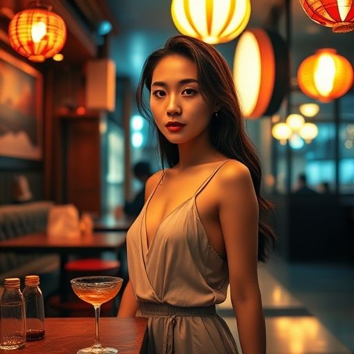 深夜茶室氛围