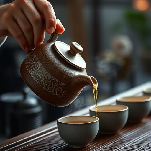 Tea pouring