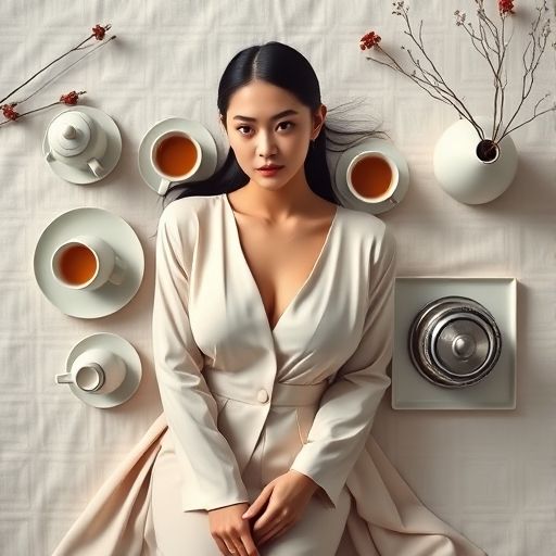 精美茶具陈列
