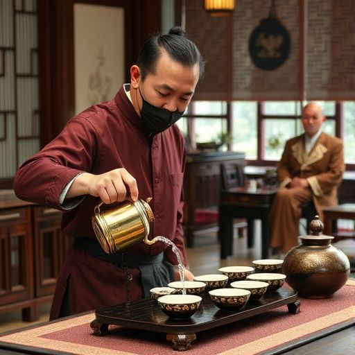深圳茶艺师表演传统泡茶