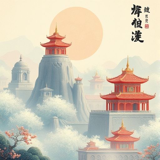 茶艺师优雅的表演瞬间
