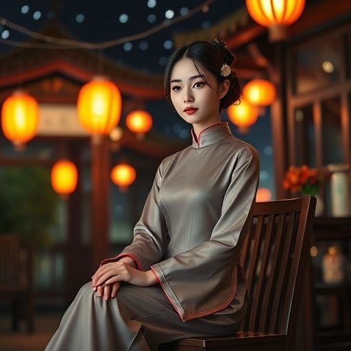 夜间茶肆的户外星空座位，浪漫满分