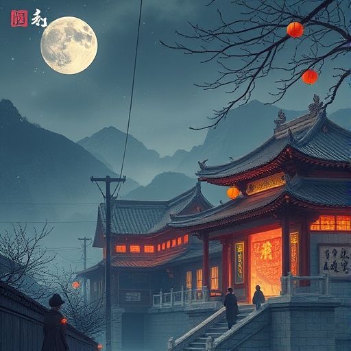 广深个人工作室夜景外观