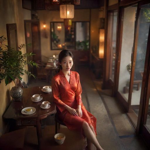 深圳福田高端茶室内部环境展示