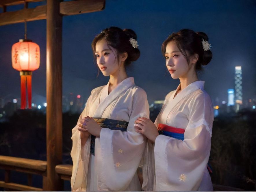 广州璀璨夜景下的休闲会所