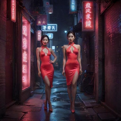 城市巷口隐蔽招牌