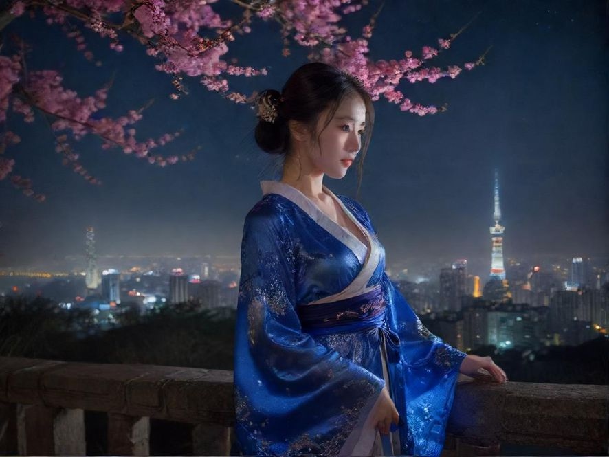 深圳夜晚，城市灯火辉煌，霓虹闪烁，展现出都市夜生活的活力与魅力。