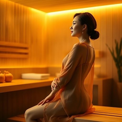 熟女QM在桑拿会所的温馨场景