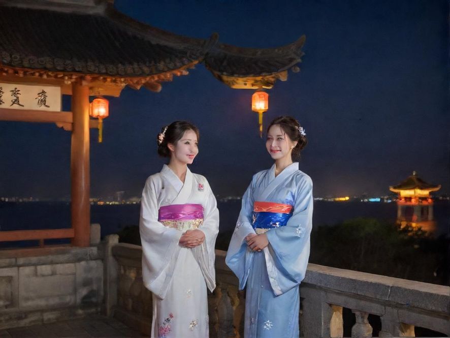 广州夜场会所入口夜景