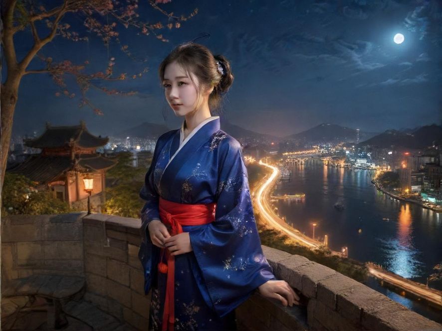 夜幕下的城市，点点灯光中隐藏着许多不为人知的故事