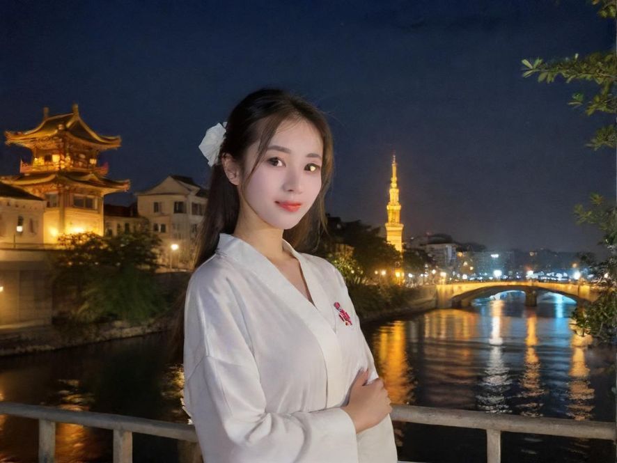 夜场会所霓虹夜景