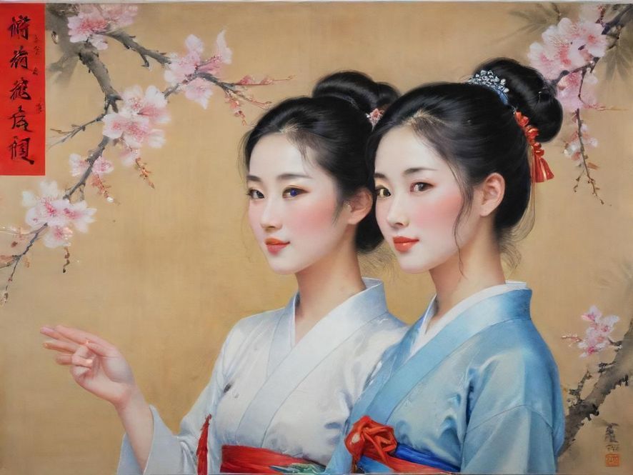 一个论坛界面的概念插画，展示用户交流和帖子列表