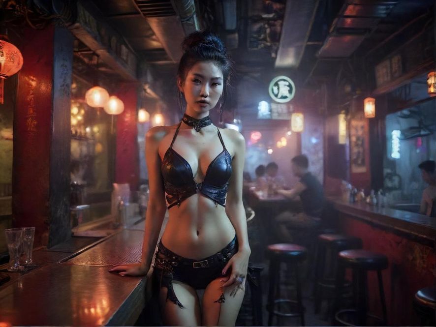 佛山夜场酒吧热闹场景