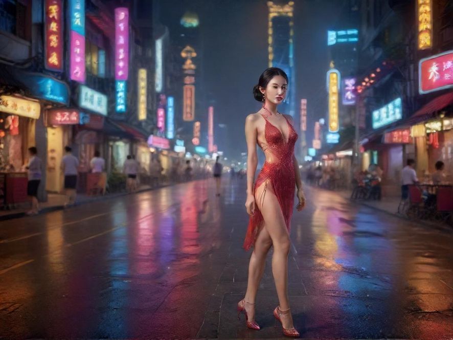 广州繁华夜景