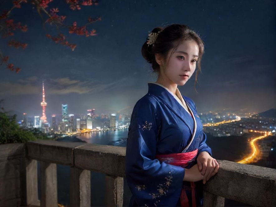 深圳夜场会所夜景外观
