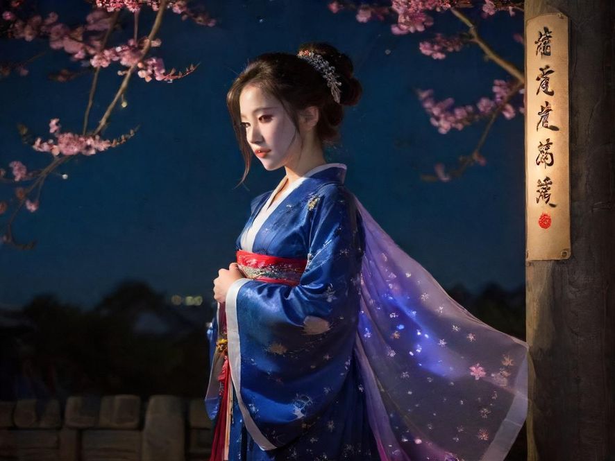 深圳罗湖夜景街道，光影交错，充满都市夜场氛围