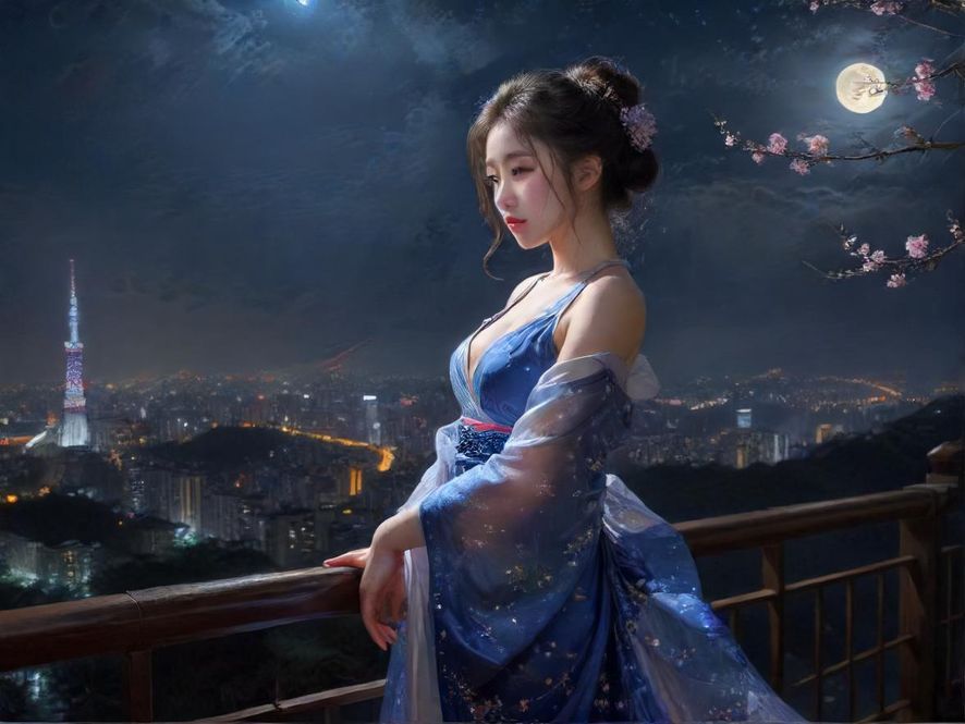 深圳夜生活街景展现城市魅力