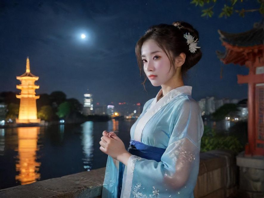 广州夜色下的休闲会所入口