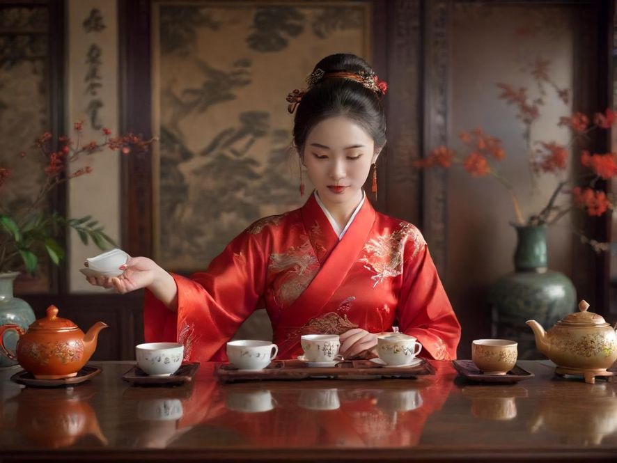 深圳龙岗茶艺表演场景