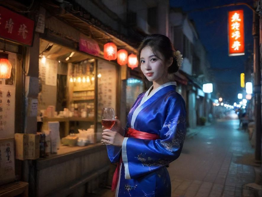 从深圳高层俯瞰夜景