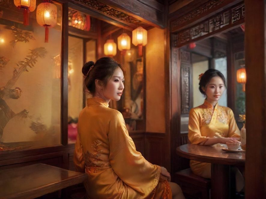 广州私密茶社包厢实景图